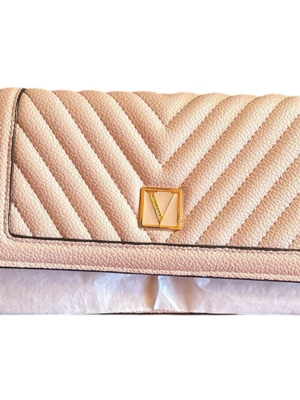 Victoria’s Secret Quilted Wristlet - Blush Pink